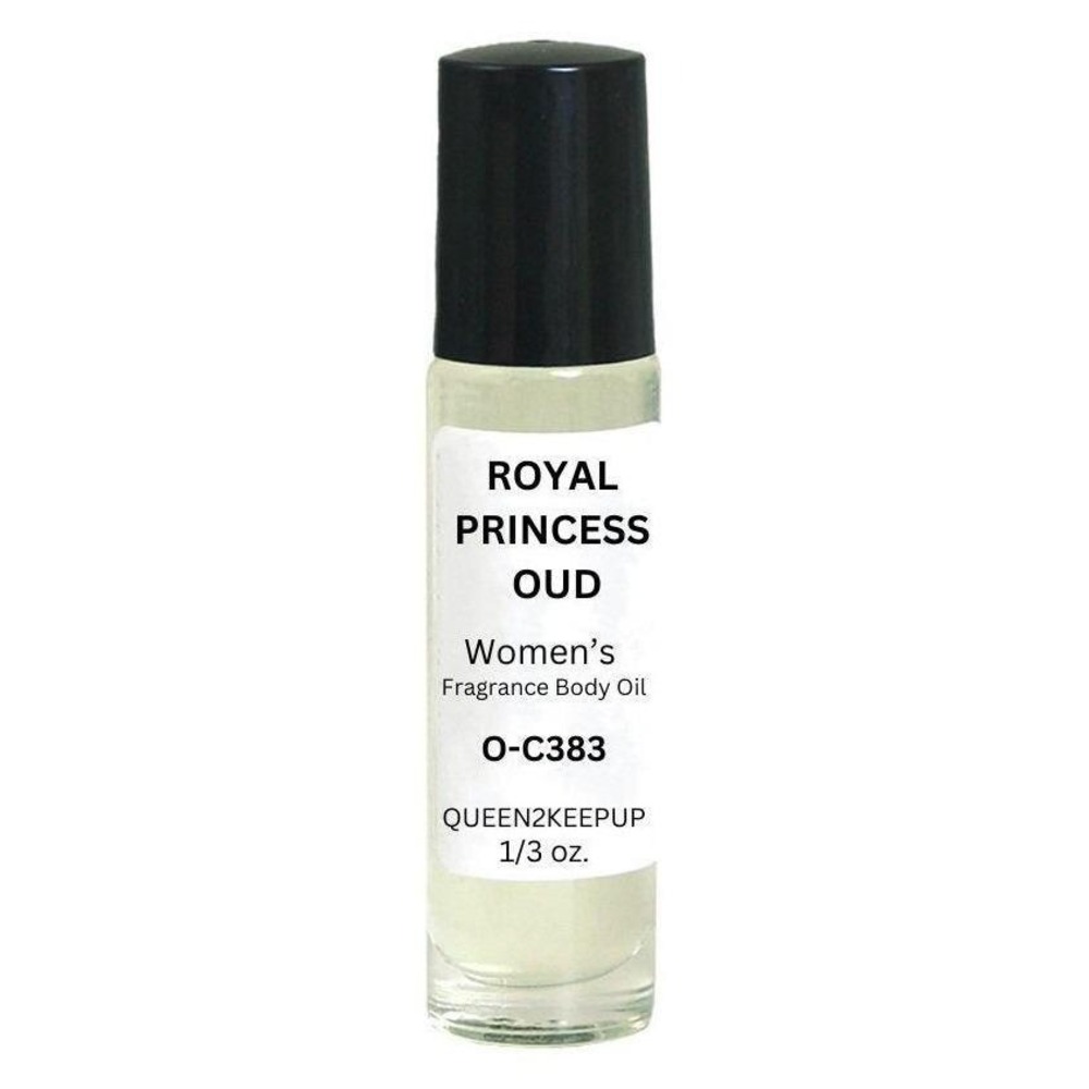 Royal Princess Oud Women's Body Oil Floral Amber Elegant Regal Roll-On Fragrance